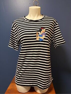 Women’s Zara Disney Princess Snow White Striped T-Shirt